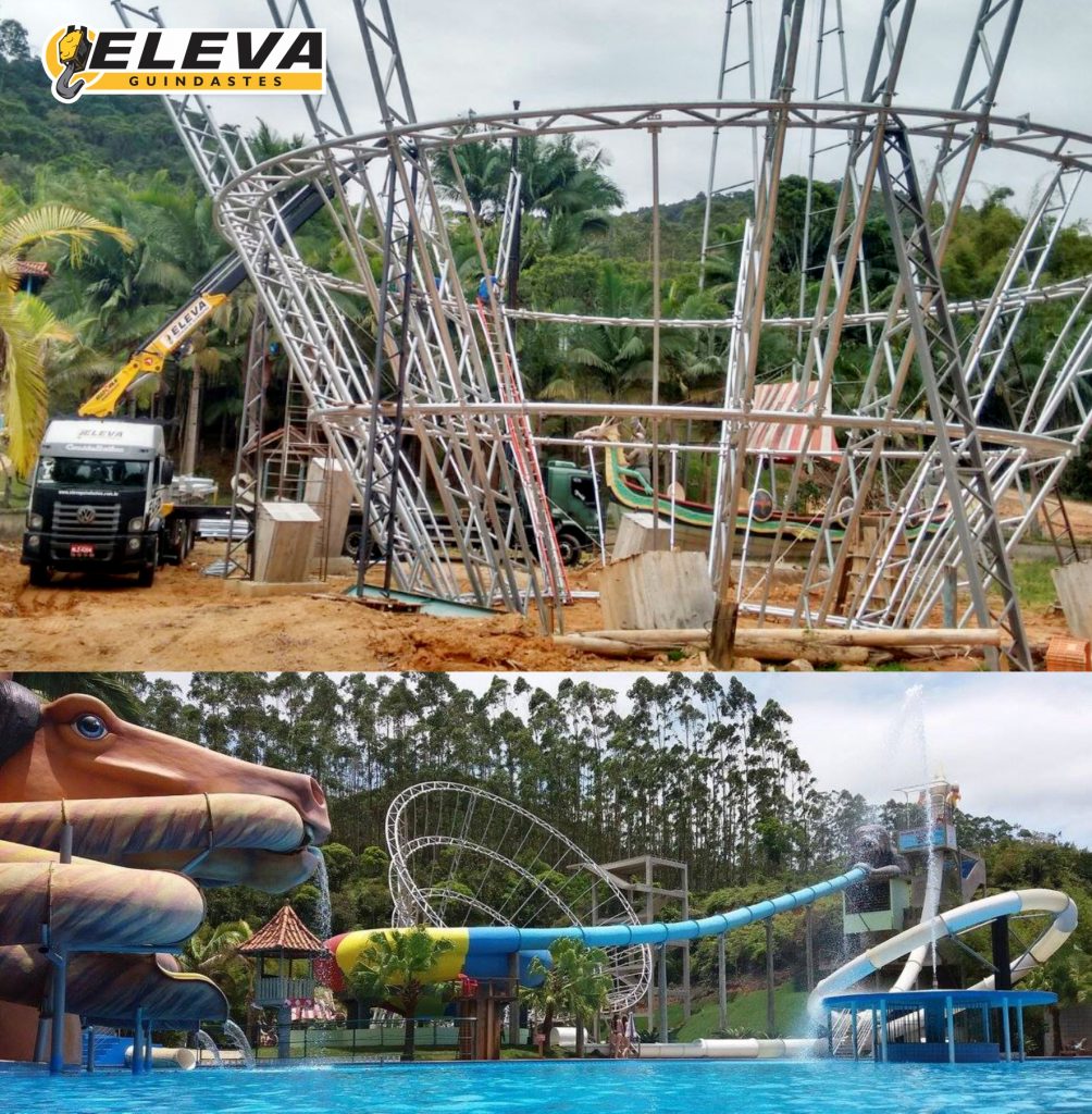 , Içamento Estruturas Metálicas em Parque Aquático